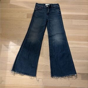 MOTHER HIGH-waisted Wide-Leg Jeans